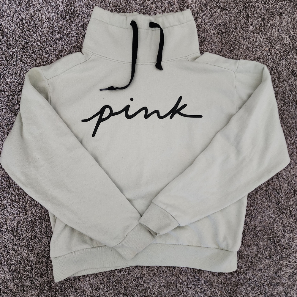 PINK Victoria's Secret Women's Light Green Sweater